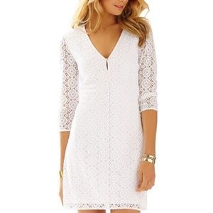 Lily Pulitzer | Lamora White Crochet / Lace Dress